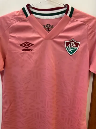 Camisa Fluminense juvenil outubro Rosa 14 anos