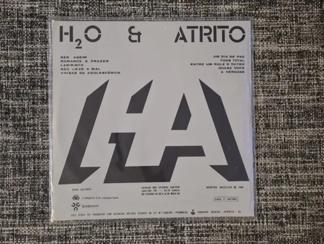 LP H?O & ATRITO - RARO E ORIGINAL (1989)