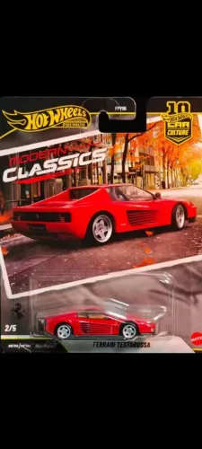 Hot Wheels Premium Ferrari Testarossa | Modern Classics 2/5 Lacrado 1:64
