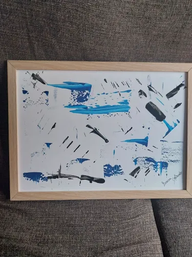 Quadro pintado à mão para venda ou troca