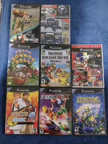 Jogos originais GC e Wii