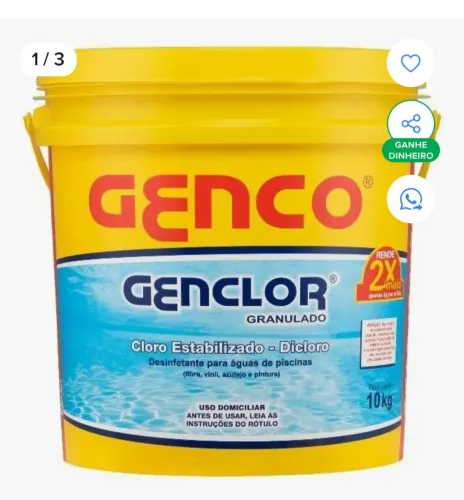 Produto para piscina