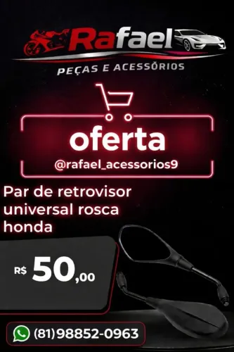 Retrovisor Par GS 650 F800 rosca Honda 