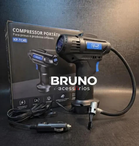 Compressor de Ar Portátil para pneu inflável