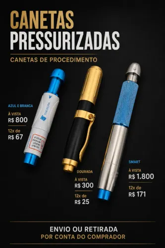CANETA PRESSURIZADA ESTÉTICA