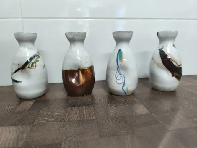 Kit Lindos 4 Jarras de Saque em ceramica  200 mls