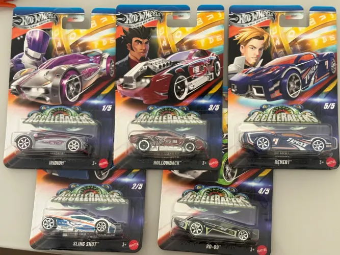 Hot Wheels Acceleracers set completo