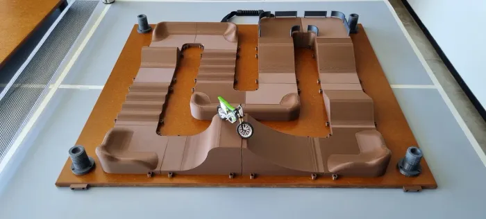 Pista de motocross (moto de dedo)