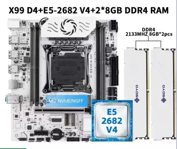 ? KIT X99 + XEON E5-2682 V4 + 16GB DDR4 |  PRONTO PARA USAR