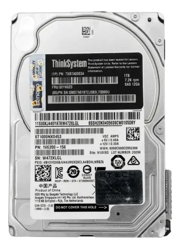 Lenovo (thinksystem) / Seagate St1000nx0453 1tb Sas 12gb/s