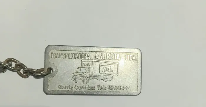 Chaveiro antigo de transportadora ANDRETA
