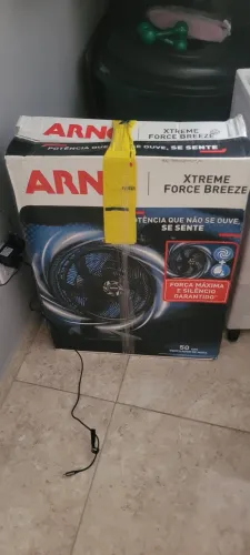 Ventilador Arno 50cm de mesa novo - com seguro.