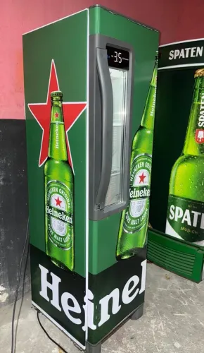 Freezer expositor cervejeiro porta visor