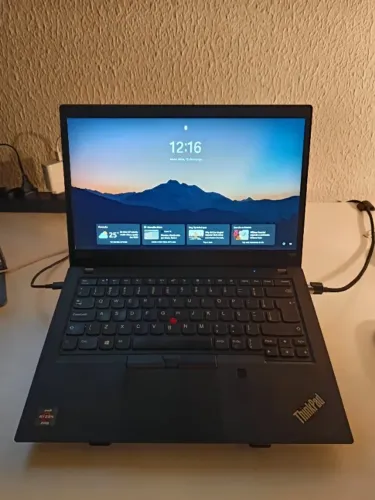 Notebook - Lenovo Thinkpad T495 - 40GB de RAM -  1TB SSD - Ryzen 5 PRO - Tela 14" FULL HD