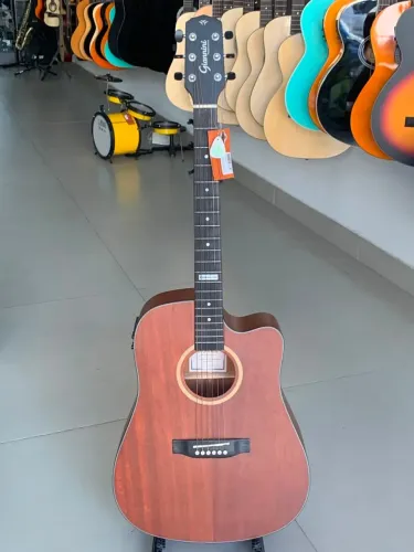 Violão Giannini GF-1D CE Folk Aço ? Som Encorpado e Visual Moderno