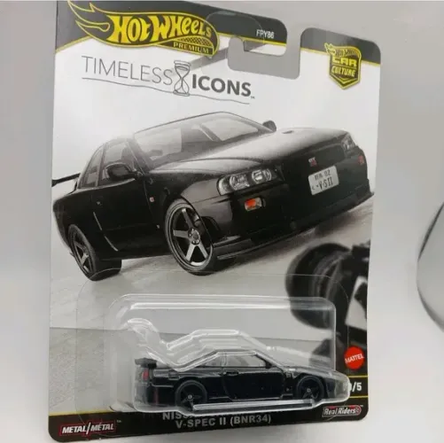 Hot Wheels Nissan Skyline Gt-r R34 Timeless Icons Chase 2025