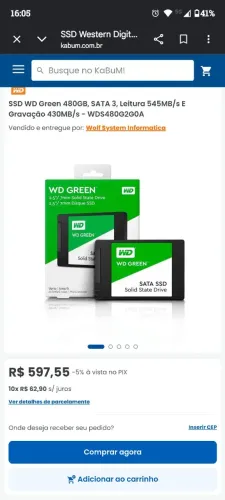 Ssd Wd Green