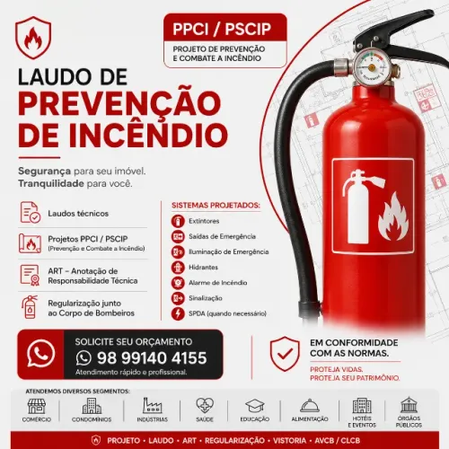 Projeto de Incêndio | AVCB | CLCB | PPCI | PSCIP