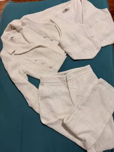 Conjunto branco inverno