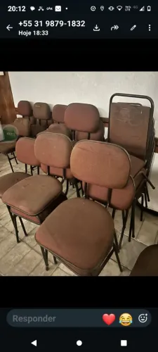 Cadeiras de escritório usadas