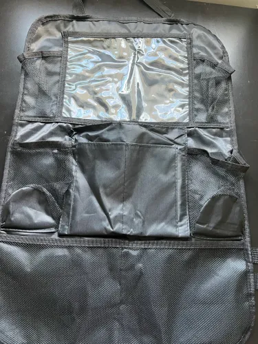 Expositor organizador para carro com suporte para tablet 