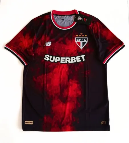 Camisa New Balance Jogador São Paulo Futebol Clube 2024 - Modelo Third Original