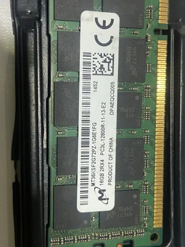 16 giga de memória ddr3 pc12800r para processador xeon 