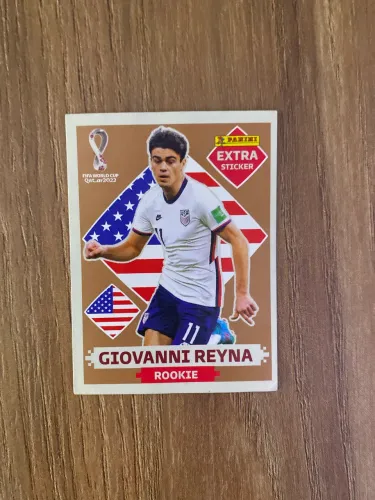 Legend Giovanni Reyna Bronze Copa Do Mundo 2022 Panini