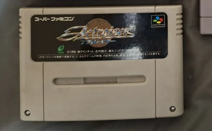 Fita SNES Super Nintendo Actraiser original