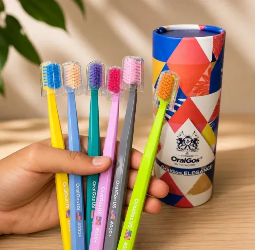 Kit 6 Escovas Oralgos Elegance