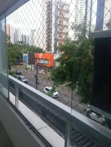 Apartamento mobiliado com 1 quarto para alugar na beira mar de Boa Viagem