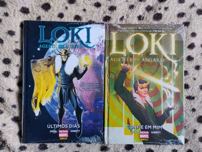 Loki Agente de Asgard Confie em Mim & Últimos Dias - ambas lacradas