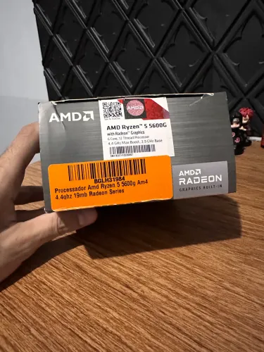 Ryzen 5600g Am4 na caixa com coolerbox