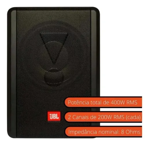 Subwoofer Jbl Sw8a  Slim 400 Watts Rms 8 Polegadas