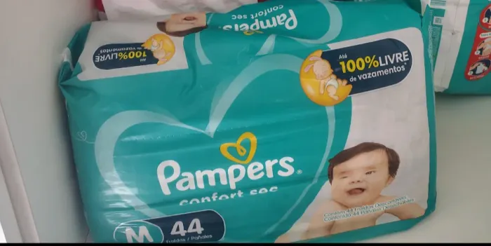 Fralda Pampers confort sec Tam. M 