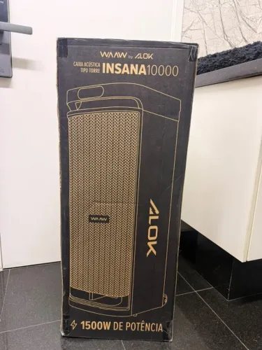 (Produto novo) Caixa de Som Waaw Insana 10000 Bluetooth 1500W Power Bass