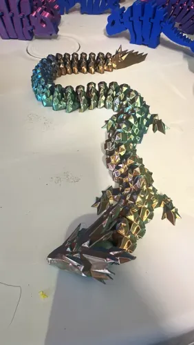 Dragão articulado 3d