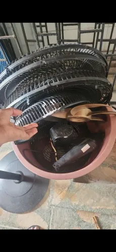 Negócio grades de proteçao frontal e traseira +hélice do ventilador
