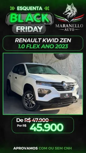 Renault Kwid Zen 1.0 Flex 12V 5P Mec. 2023