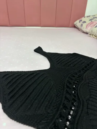 Cropped de crochê