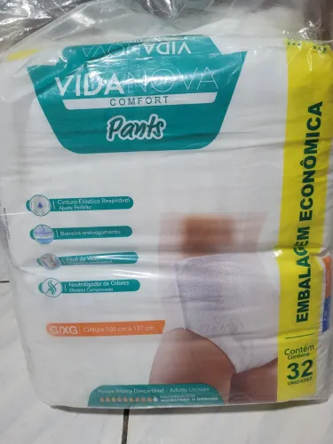 Fraldas pants 32 unidades