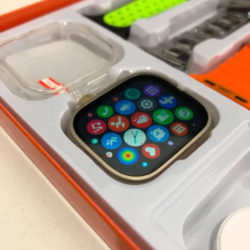 Smartwatch Com 7 Pulseiras e Brinde Novo
