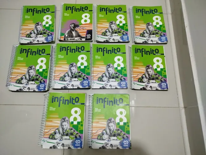 Livros COC 8° Ano Coleção Infinito 