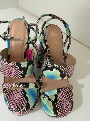 Sandália Meia Pata com Tiras - Arezzo
