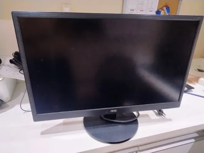 monitor aoc 23,6 led modelo m2470swh2 seminovo