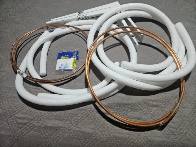 Kit Instalação Ar Condicionado Split 7.000 a 12.000 BTUs - Tubulação 3m