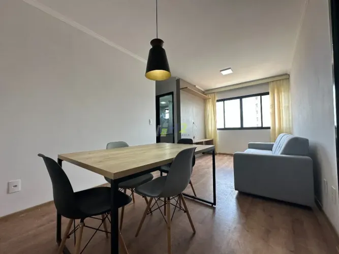 SEVILHA (Vila Universitária, Bauru/SP). Apartamento mobiliado com 2 dormitórios, 68m e ref