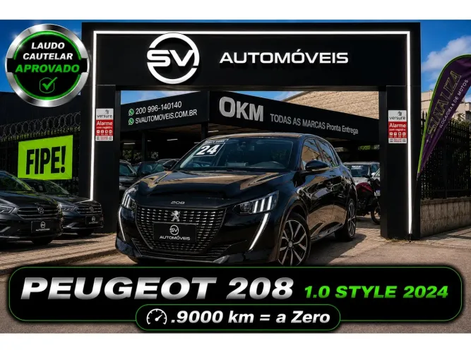 Peugeot 208 Style 1.0 Flex 6V 5P Mec. 2024