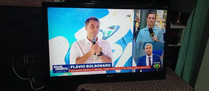 Tv Semp Toshiba 42 polegadas e controle remoto Retirar chácara Santa Maria zsul