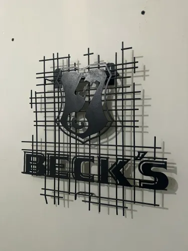 PLACA BAR BECKS DECORATIVO